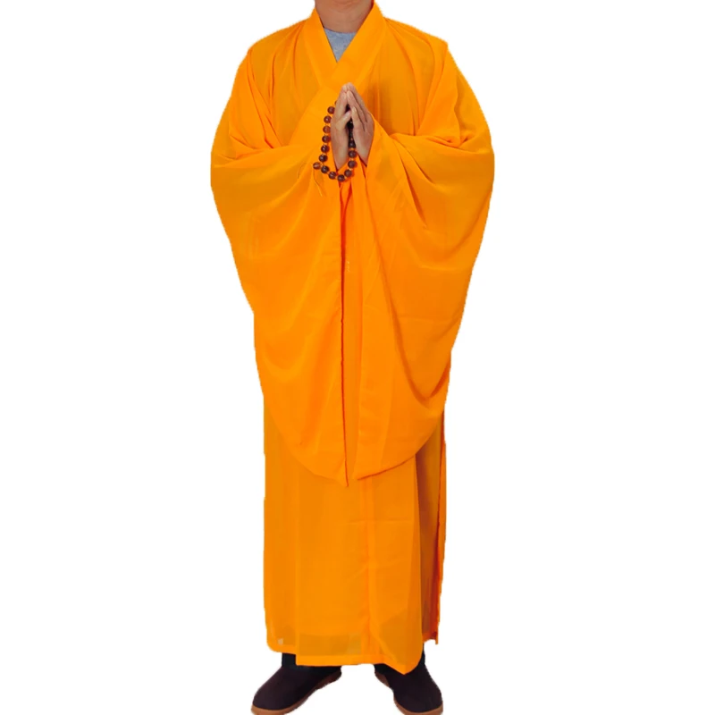 Zen Buddhist Robe Lay Monk Meditation Gown Monk Training Uniform Suit Lay Buddhist Clothes Set 5 Colors buddhist clothing