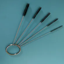 Цена по прейскуранту завода, прямая, мини-щетка для очистки воздуха, щетка, минимальный диаметр 2 мм, нейлоновая щетка для бутылок