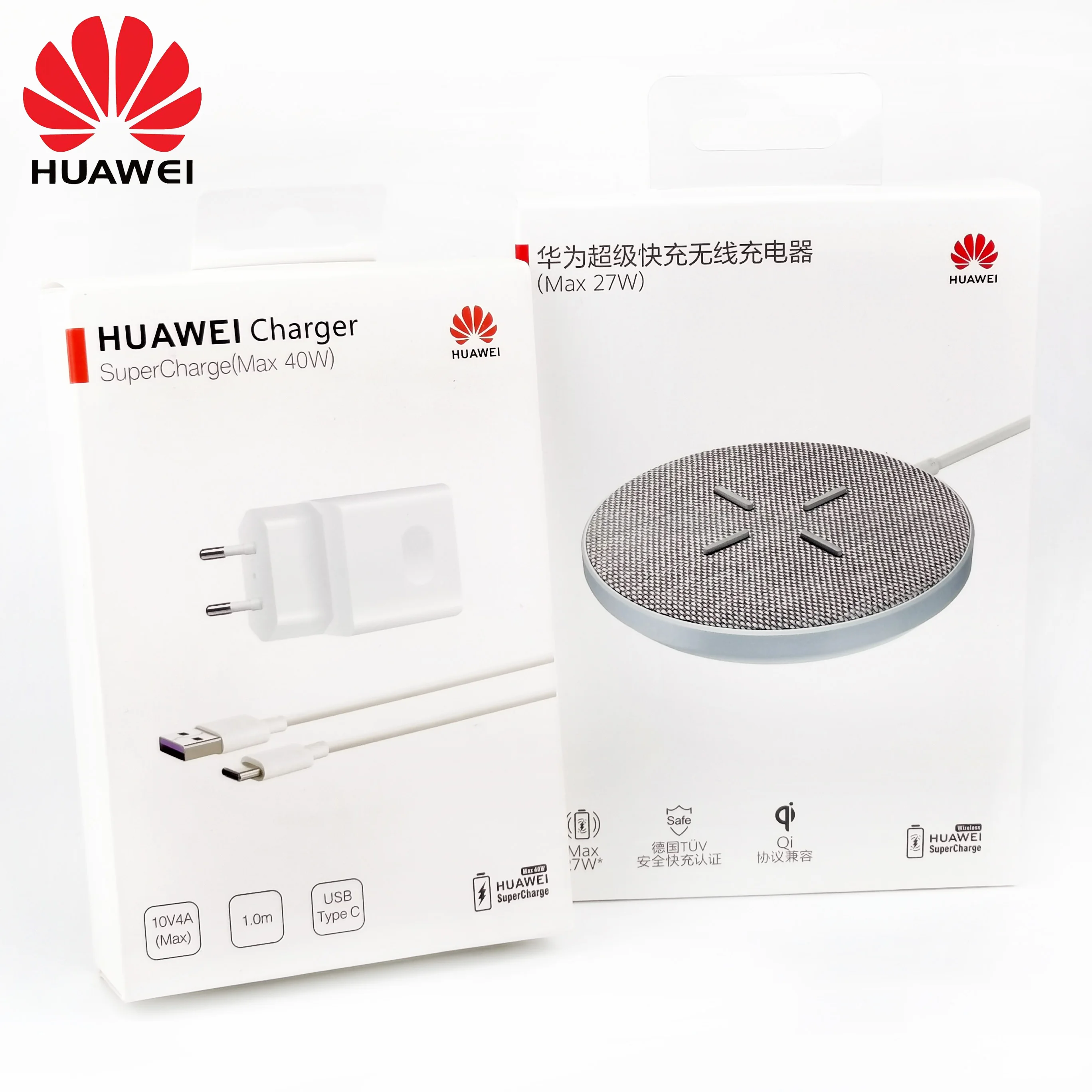 Беспроводное зарядное устройство Qi Smart 27 Вт быстрая зарядка apple X Xs Xr 9 Mate30 P40