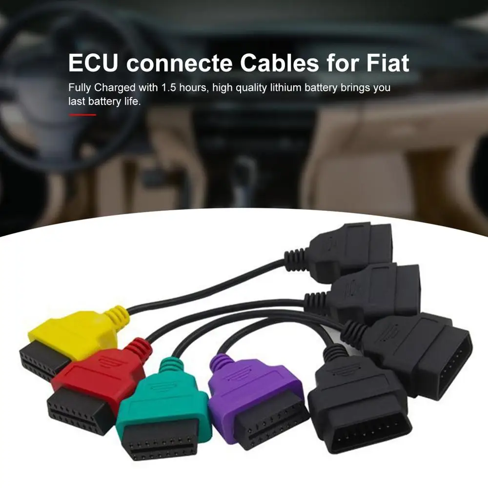 

ECUScan ECU Scan Adapter Cable Bundle Cable Ecu Connect Cable Connector Diagnostic Cable for Fiat ECU MultiECUScan FiatECU