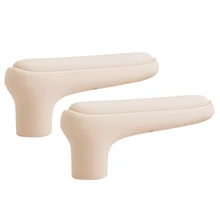 2 шт. Нескользящие утолщенные дверные ручки крышки анти столкновения силиконовые детские защитные аксессуары декоративные легко установить