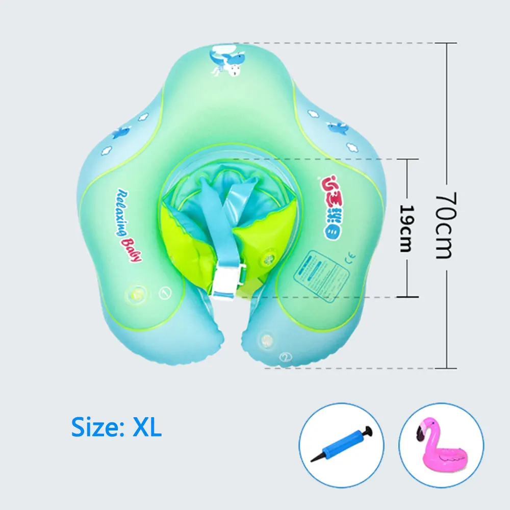 Детское кольцо для плавания, Надувное плавающее кольцо для бассейна, водный поплавок для летней вечеринки, развлекательные аксессуары, игрушка для купания - Цвет: XL