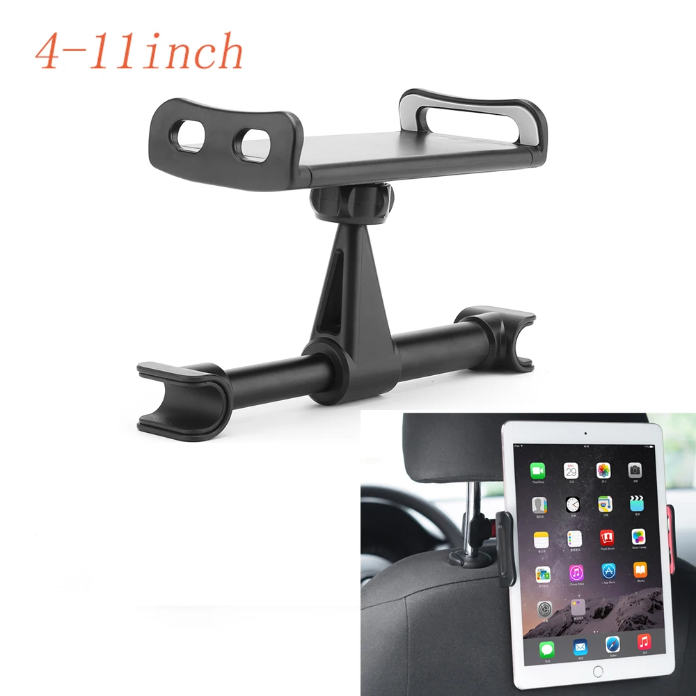 4-11 inch Phone Tablet PC Car Holder Stand Back Auto Seat Headrest Bracket Support Accessories For iPhone X 8 iPad Mini
