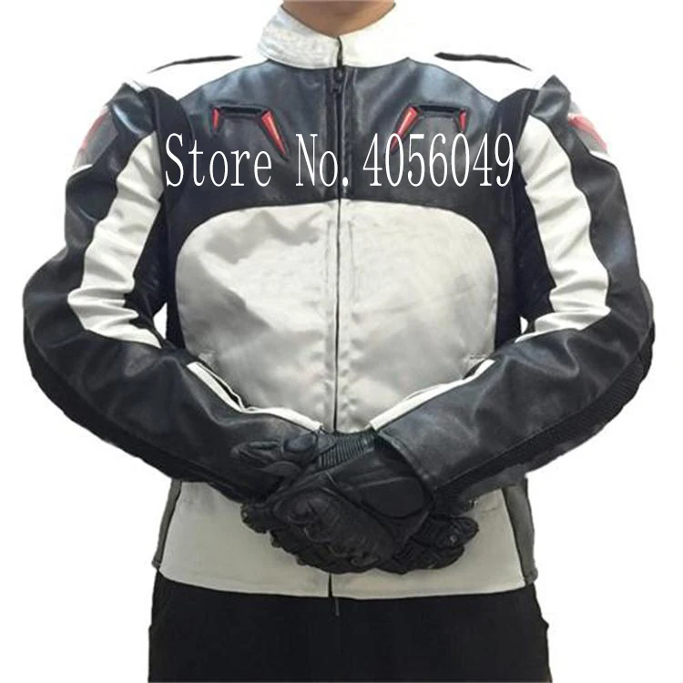 

New Arrival Motocycle Jacket Motocross PU Oxford A stars Ricing Jacket Team racing Cowl and Protectors chaqueta moto hombre