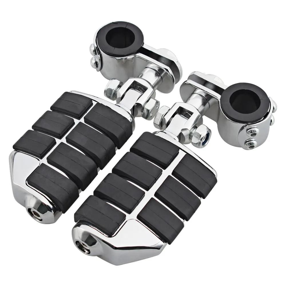 Мотоциклетные подножки Алюминиевые Подножки для Harley TRIUMPH Honda GoldWing GL1500 GL1100 GL1200 25-35 мм Труба мото шоссе подножки