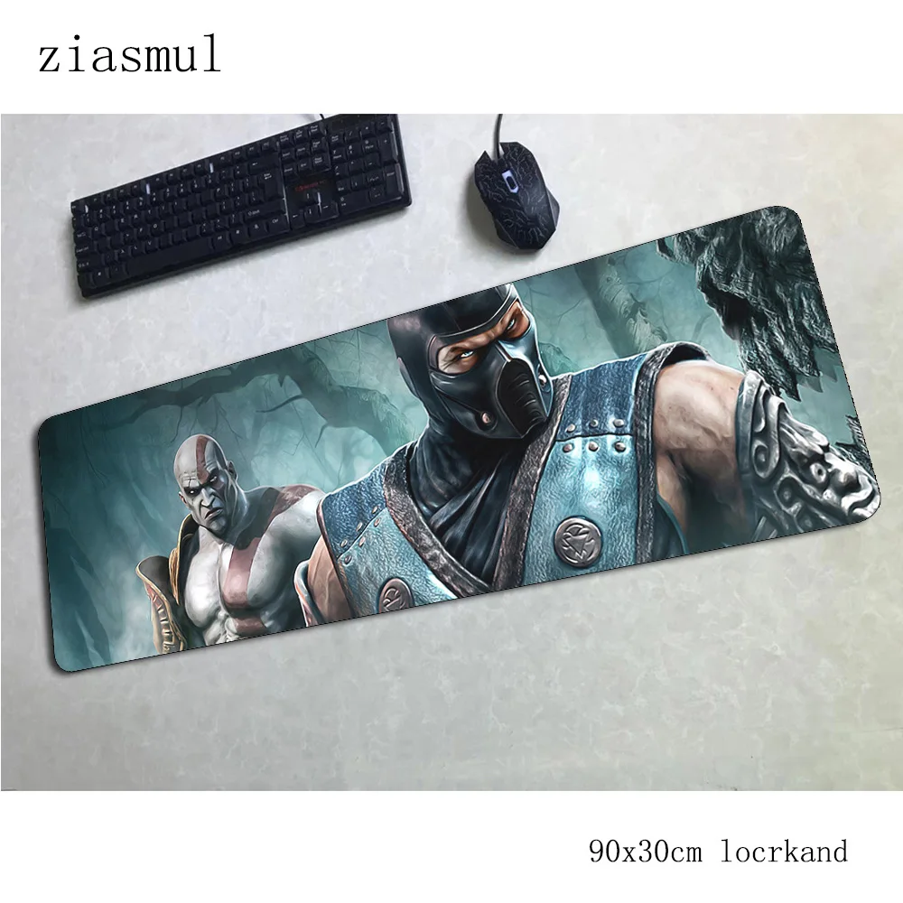 Mmoral kombat коврик для мыши 900x300x3 мм коврик для мыши крутой игровой коврик для мыши геймер HD шаблон персонализированные коврики для мыши Клавиатура ПК коврик