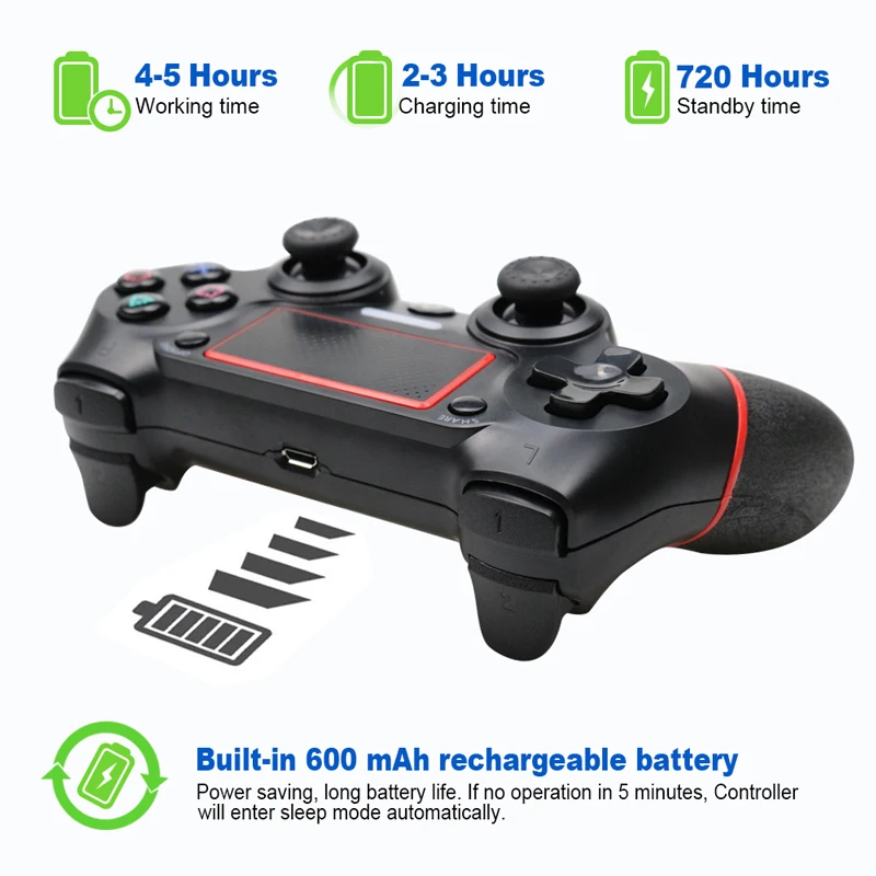 Bluetooth беспроводной джойстик для PS4 контроллер подходит для mando ps4 консоль для Playstation Dualshock 4 геймпад для PS3 консоль