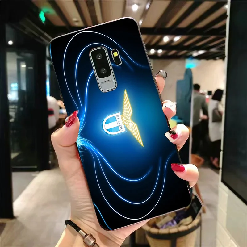 Phone Case Immobile Case For Samsung Galaxy S10 S7 Edge DIY Transparent Soft TPU Lazio FC For S9 A5 A7 A8 J7 Prime Note 9 Note10