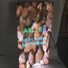 Цветной светодиодный экран для помещений, светодиодный экран p3.91 500 мм* 1000 мм. В комплект входит источник питания Colorlight 5A-75B/