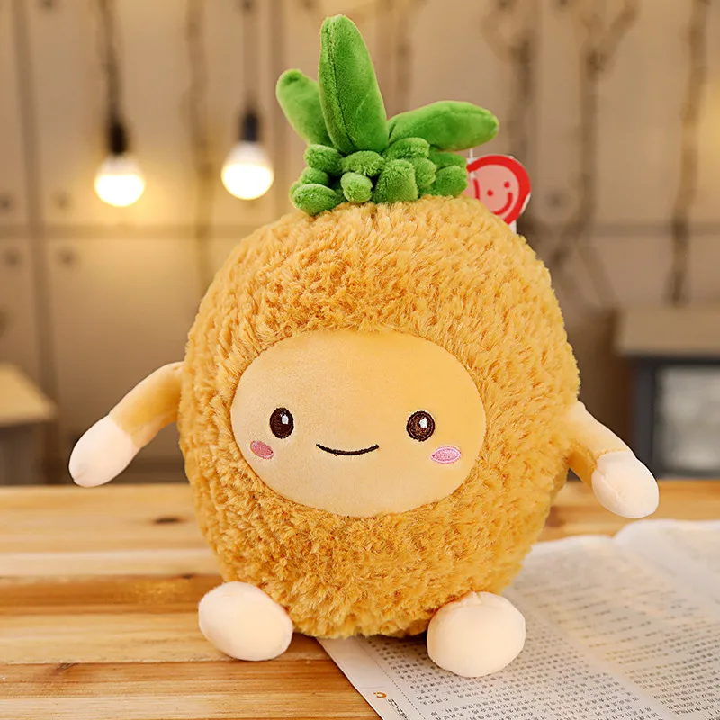 Kawaii, арбуз, вишня, ананас, плюшевая игрушка, плюшевая, милый, мягкий, фруктовый эльф, кукла, веселые детские игрушки, подушка, подарок для девочки-подростка