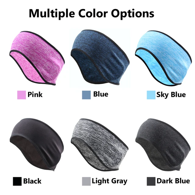 Windproof Headband Sports Fleece Warm Yoga Hair Band Sports Gym Sweatband Running Headband Ear Protection Sport