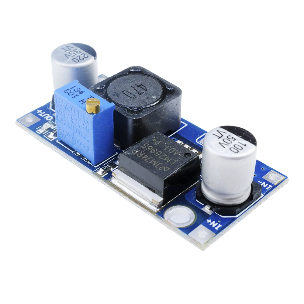 Adjustable Step-Down Power Supply Module with LM2596 Buck Converter