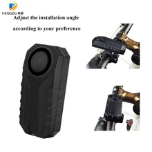 Беспроводная велосипедная Водонепроницаемая Противоугонная сигнализация замок Вибрационный велосипед мотоцикл электронная велосипедная сигнализация велосипедные аксессуары с пультом дистанционного управления