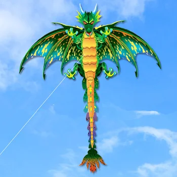3D pterosaur kite animal dinosaur kite long tail single line kite outdoor sports fun toy kite children gift with 100M kite line 1
