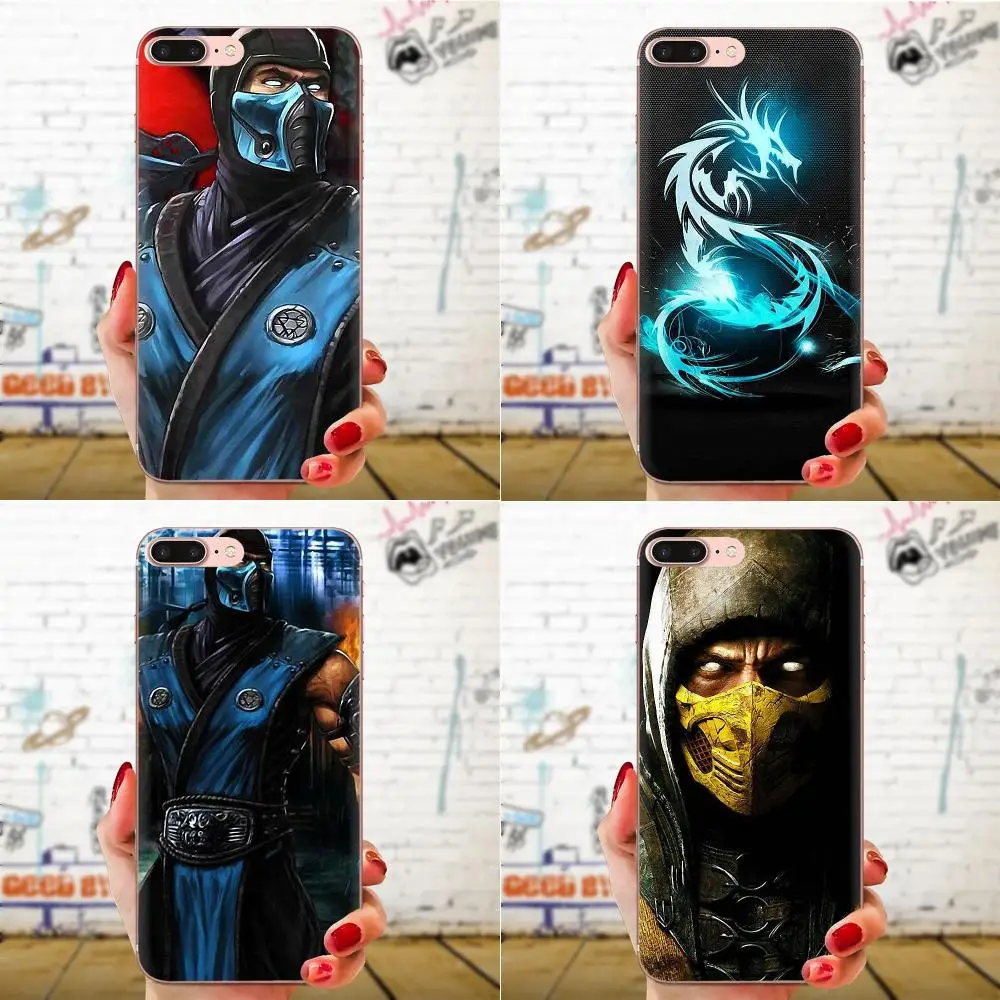 Чехол для мобильного телефона Scorpion Sub Zero Mortal Kombat X Samsung Galaxy A51 A71 A81 A90 5G A91 A01 S11 S11E S20 Plus