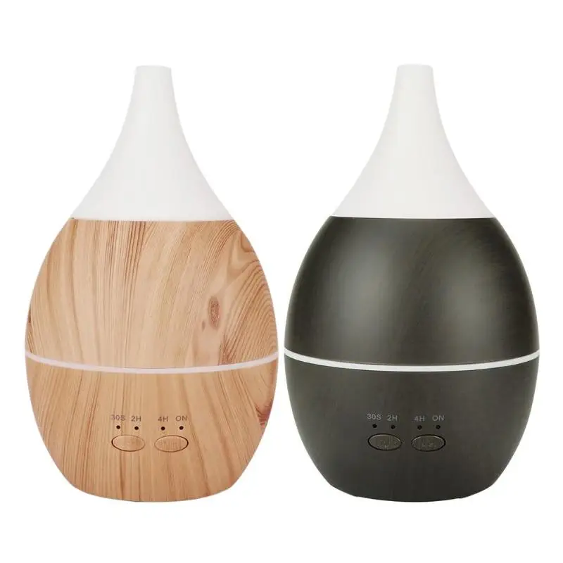 

Mist Maker Humidifier LED Ultrasonic Timing Air Humidifier Wood Grain Base Aromatherapy Machine Aerosol Dispenser Car Diffuser