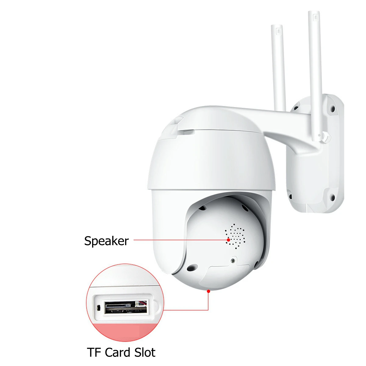 1080P PTZ IP камера Wifi Открытый скоростной купол Беспроводной Wi-Fi камера безопасности Pan Tilt 8X цифровой зум сеть видеонаблюдения