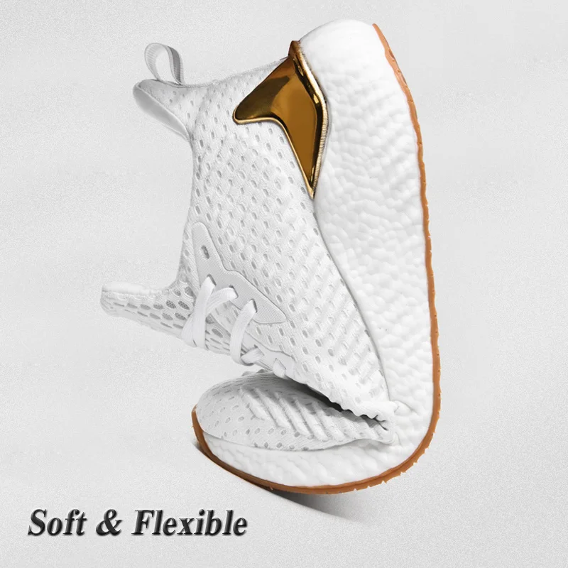 2019 мужские большие размеры Спортивные кроссовки Flyknit дышащие сетчатые мягкие мужские кроссовки прочные противоскользящие уличные