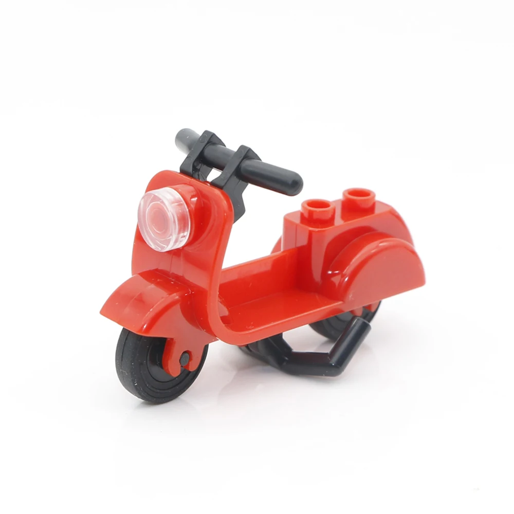 

City Parts Motorcycle Bike Blocks Friends Figure Accessories Assemble Bricks Compatible Major Brand Building Toys For Children