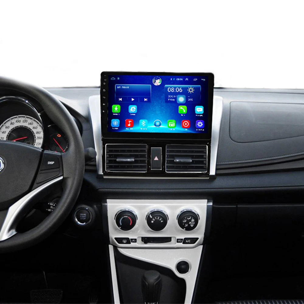 4G Lte Android 9,0 gps Мультимедийная навигационная система для Toyota Vios YARiS L- лет автомобильный dvd-плеер Подушка подголовник радио