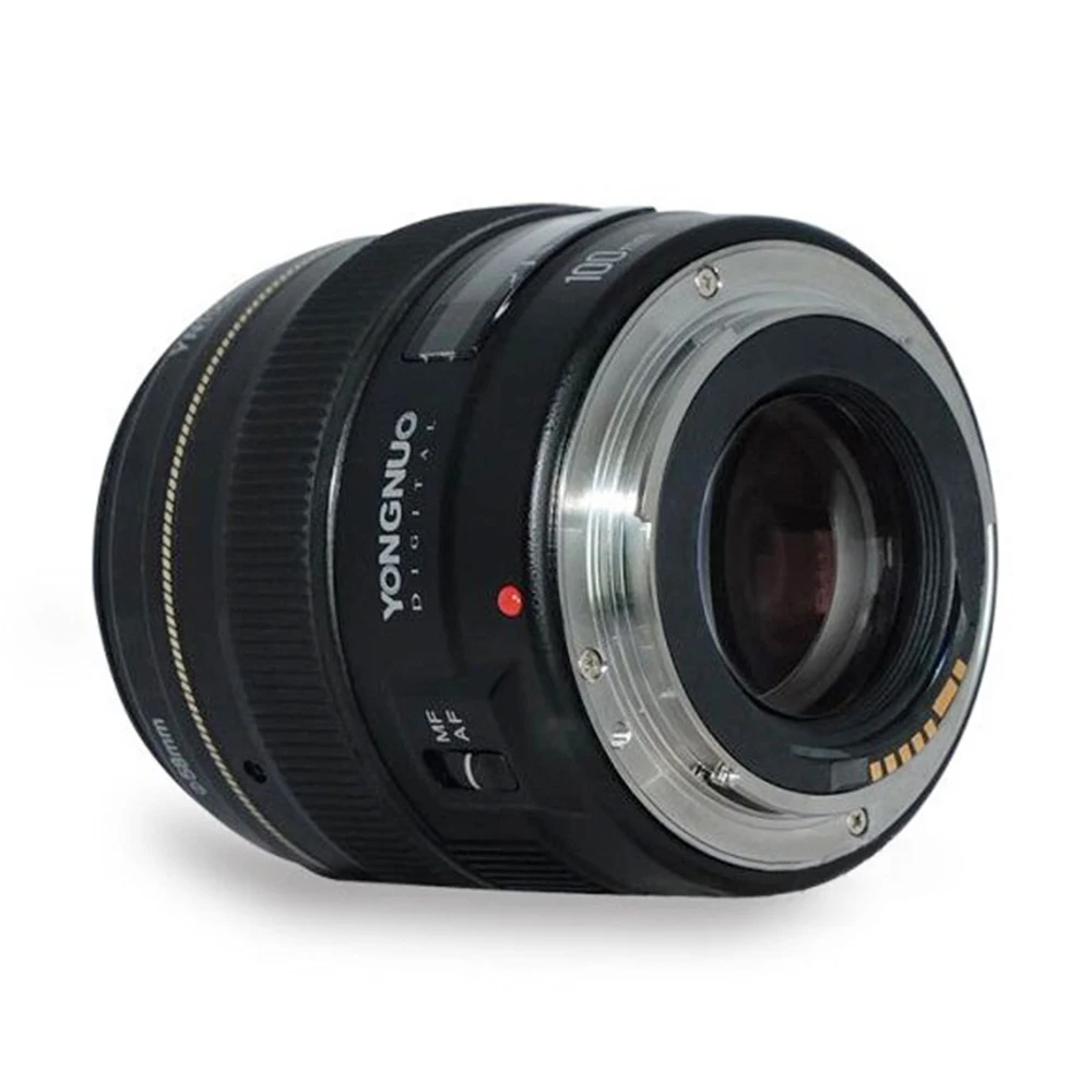 YONGNUO 100 мм yn100мм F2 большая апертура Средний телеобъектив для Canon EF Mount 5D 5D IV 1300D T6 760D 1300d 6d 600d 80d