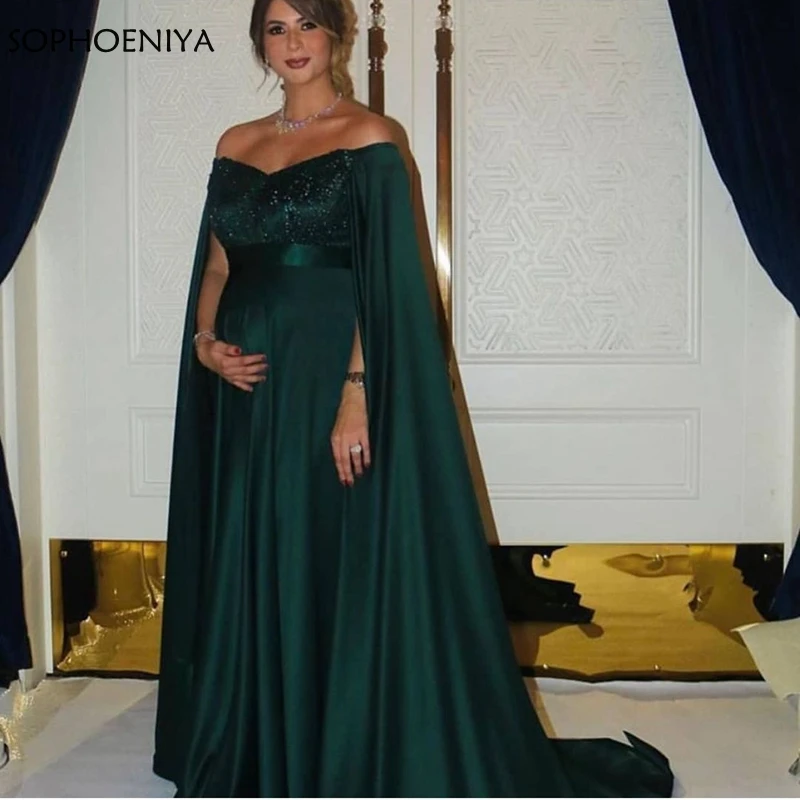 Новое поступление ТРАПЕЦИЕВИДНОЕ длинное вечернее платье es Robe soiree Дубай вечернее платье плюс размер красивое вечернее платье - Цвет: same as picture