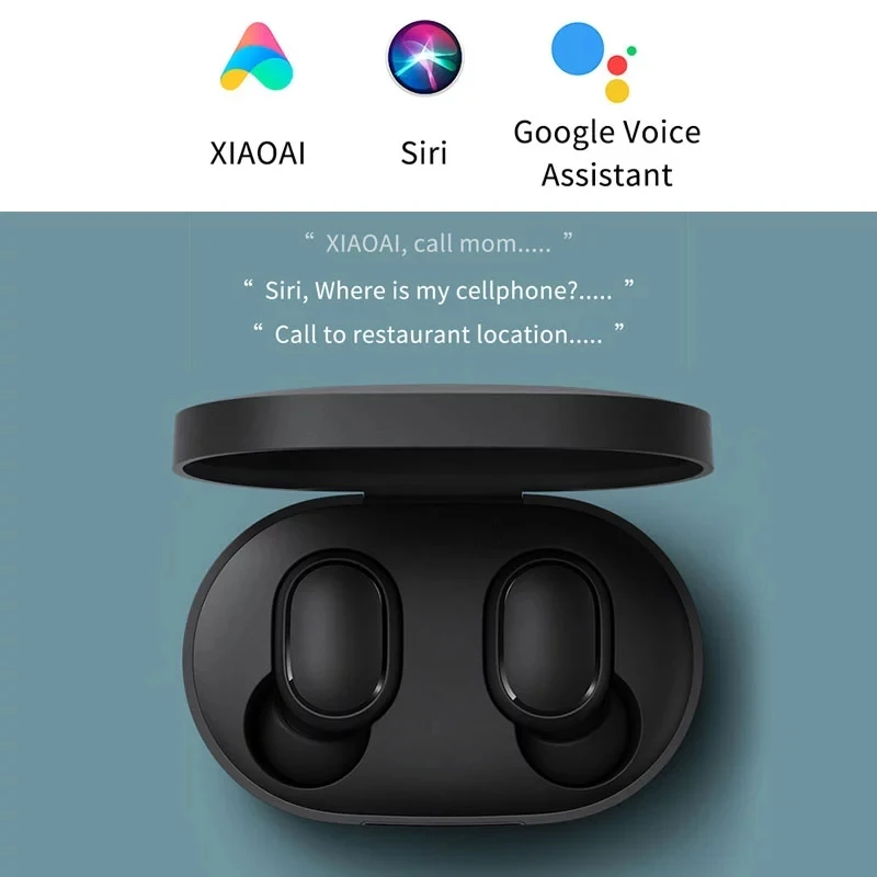 Original Xiaomi Redmi Airdots S TWS Wireless Bluetooth 5.0 Earphone AI Gaming Sports Mic Handsfree Earbuds Voice Control Headset
