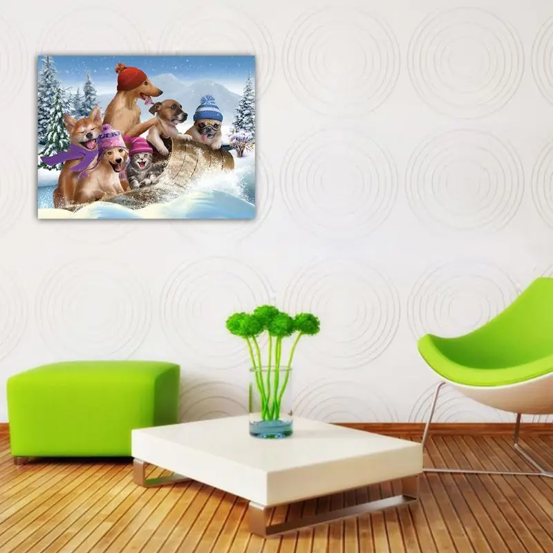 Snow Dog DIY 5D Full Drill Diamond Painting Embroidery Cross Stitch Kit Rhinestone Home Decor Craft Q6PE Snow Dog DIY 5D Full Drill Diamond Painting Embroidery Cross Stitch Kit Rhinestone Home Decor Craft Q6PE