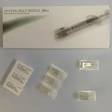 

Korea 5 Pins Crystal Multi Needle Mesotherapy Replaced Micro Needle For Dermal Filler Injector Negative Pressure CartridgeNeedle
