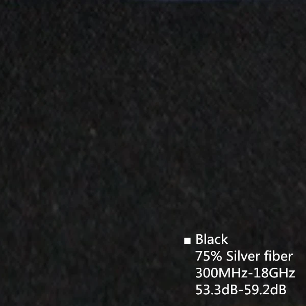 Подлинный набор электромагнитного излучения защитная одежда связь башня высокого напряжения провода EMF Экранирование спецодежды - Цвет: Black 75Ag