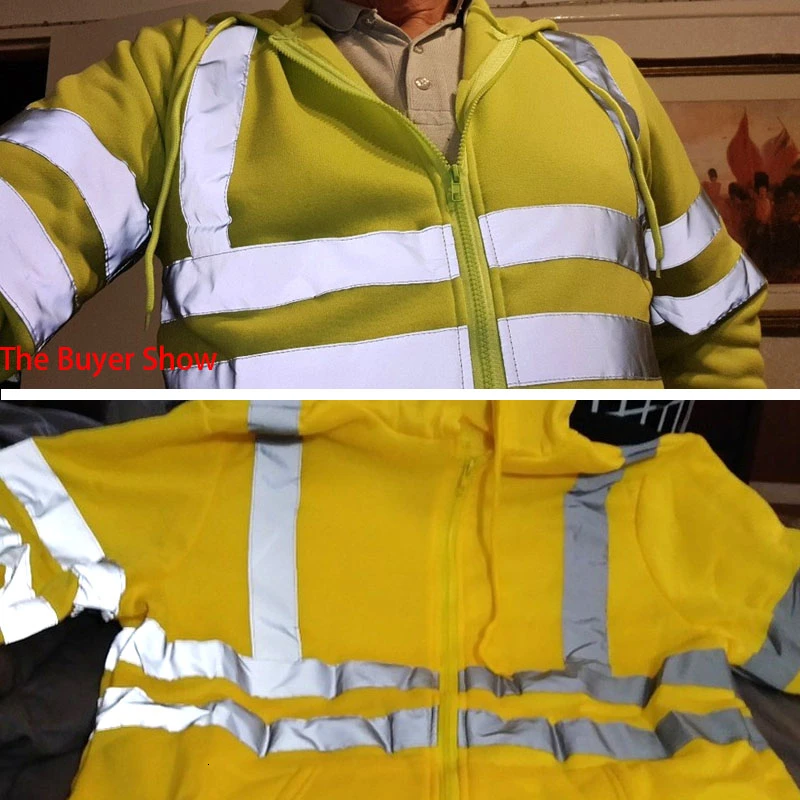 4XL зеленый светоотражающий спортивный костюм мужской набор с капюшоном больших размеров спортивный костюм флисовый теплый осень зима санитарный работник толстовки мужские