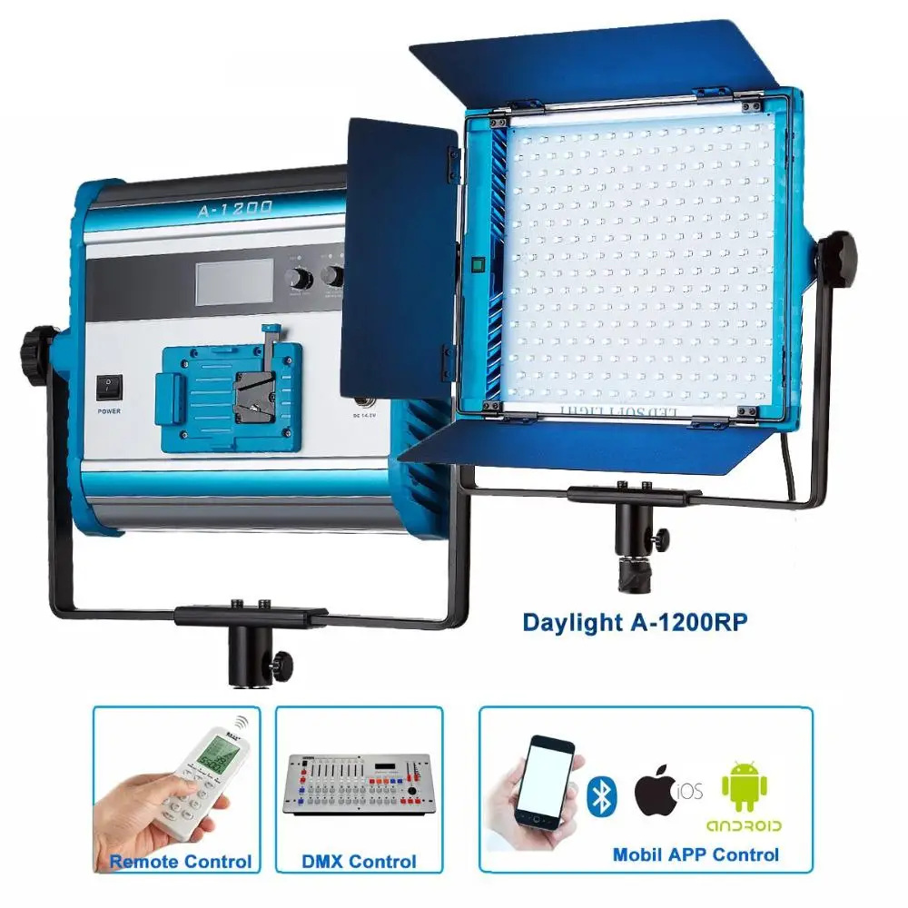 

Yidoblo A-1200RP LCD Display LED Lamp Soft light Day light led panel light For Photography Studio Lamp APP Remote control set