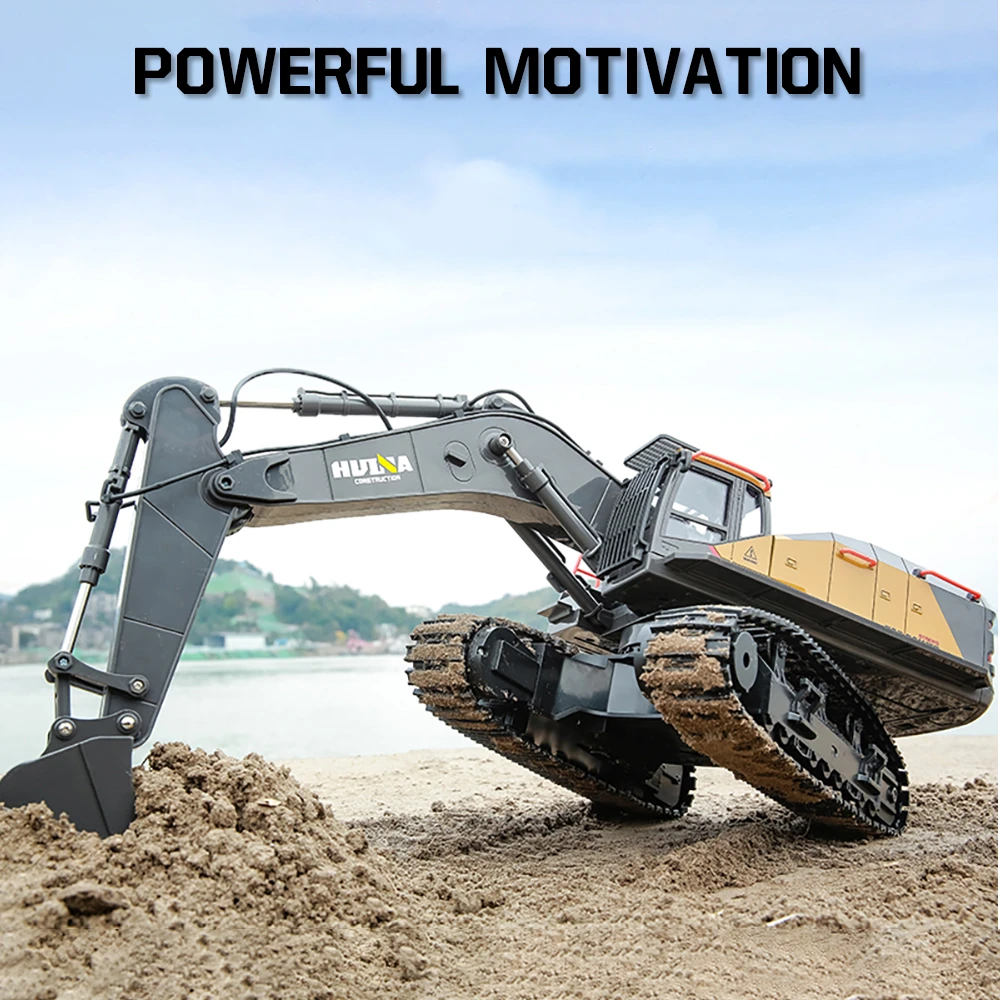 1/14 Huina 592 Rc Truck Excavator Caterpillar Remote Control Vehicle