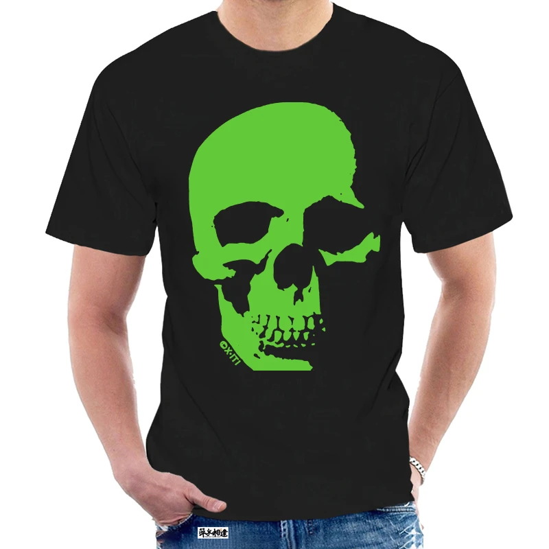 Neon green skull shirt Clearance