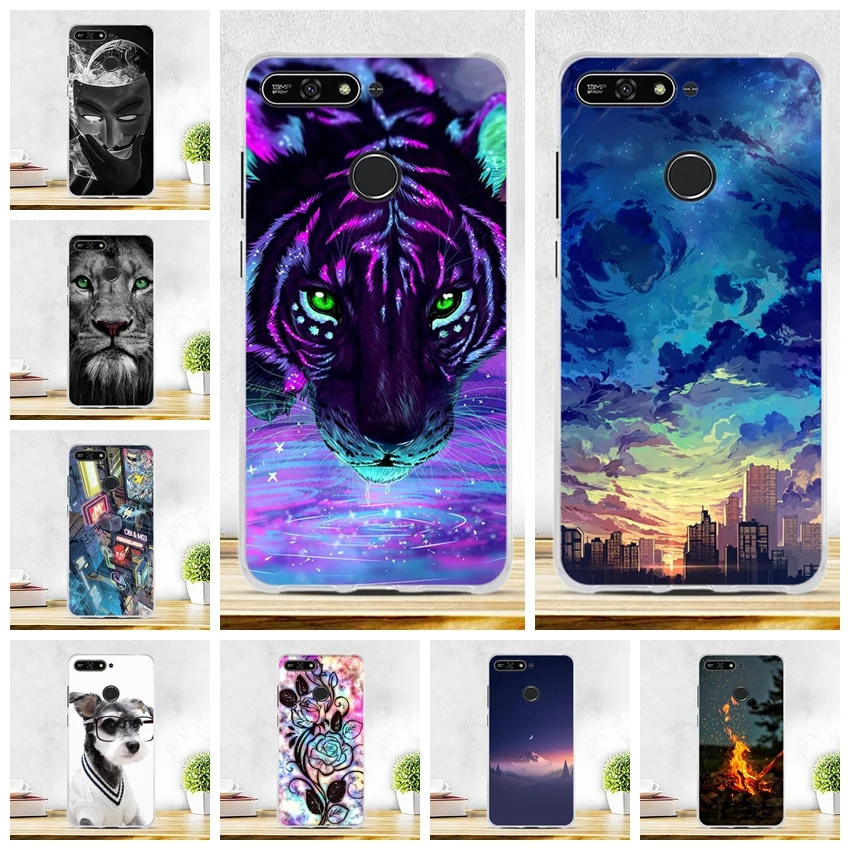 

Case For Huawei Y6 2018 Cover Soft Silicon For Huawei Y6 Prime 2018 Case Cover For Huawei Honor 7A Pro / Enjoy 8e Phone Cases
