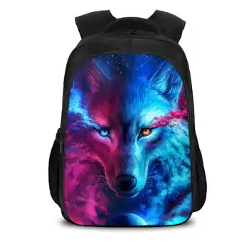 

Kawaii 3D Print Wolf Animal Mochila Escolar Boys Girls School Bags Primary Students Backpacks Kids Satchel