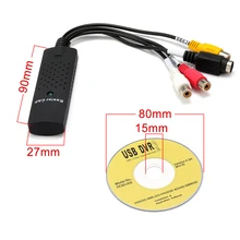 2020 New USB 2.0 Easycap Capture 4 Channel Video TV DVD VHS Audio Capture Adapter Card TV Video DVR Free Shipping USB 2.0