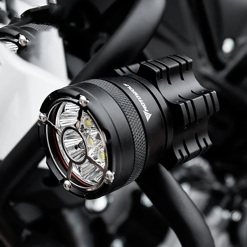 Günstige Led moto rcycle scheinwerfer alle aluminium gehäuse 6 9 perlen moto led lampen leistungsstarke flash moto kreuz scheinwerfer für moto rcycle reise