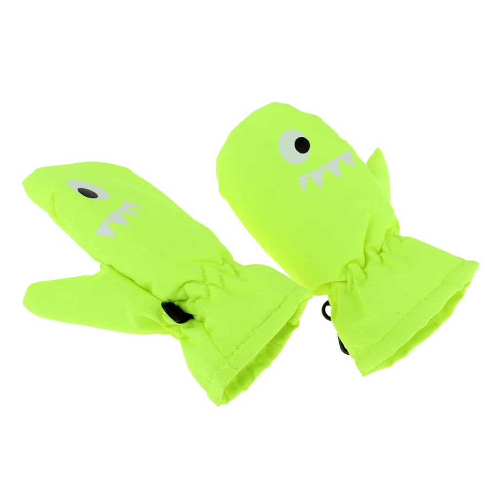 Kids Children Windproof Waterproof Warm Gloves Outdoor Sports Fingers Mittens For Cycling/Biking/Snowing/Skiing/Snowboarding