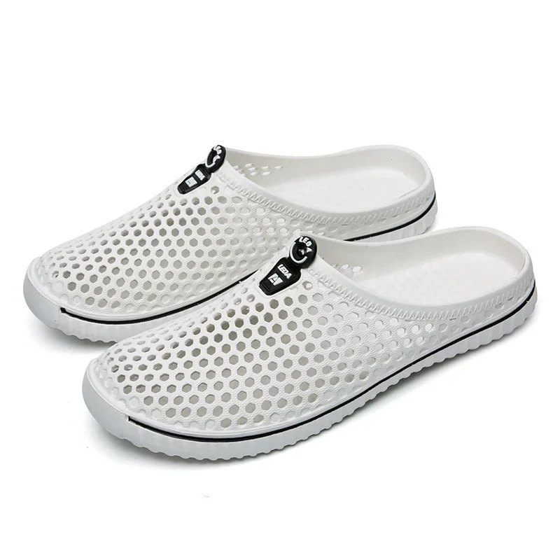 

Cross-Border for Porous Sandals Porous Men Pump Breathable COUPLE'S Beach Garden Shoes Bird's Nest Slippers Plus-sized