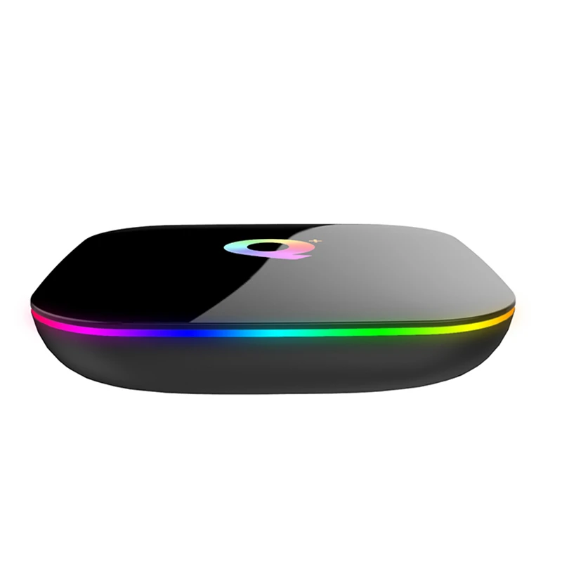 ILEPO Q Plus Android 9,0 Smart tv BOX Allwinner H6 четырехъядерный ОЗУ 4 Гб ПЗУ 32 Гб 2.4Gl WiFi 6K USB3.0 VP9 H.265 телеприставка