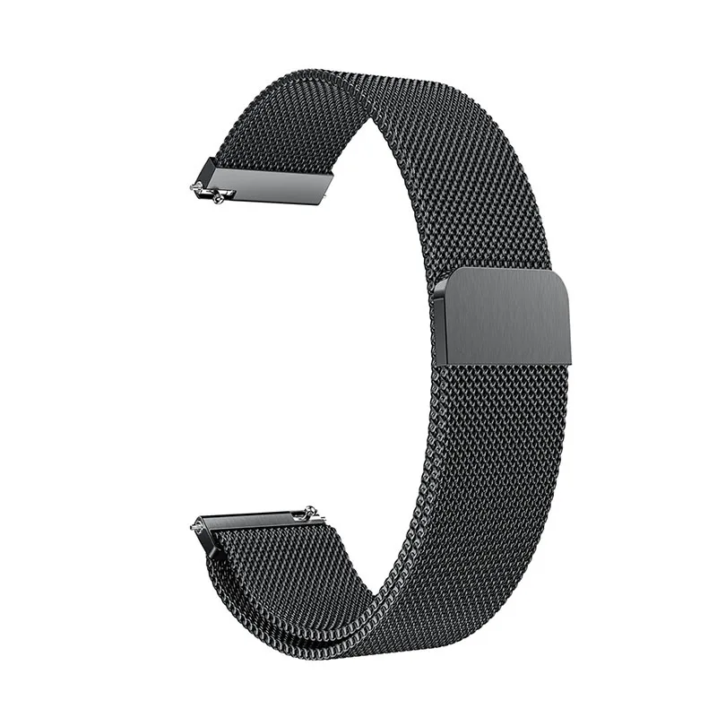 Высококачественный ремешок для часов Garmin Vivoactive 3 Band серого цвета 20 мм Миланская Петля из нержавеющей стали
