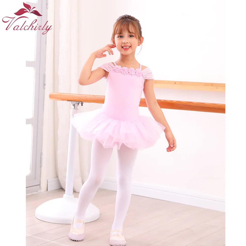New Design Kids Flower Ballet Dress Party Dance Wear Girls Ballerina Dance Costume For Toddler ballet dress girls dance costumes