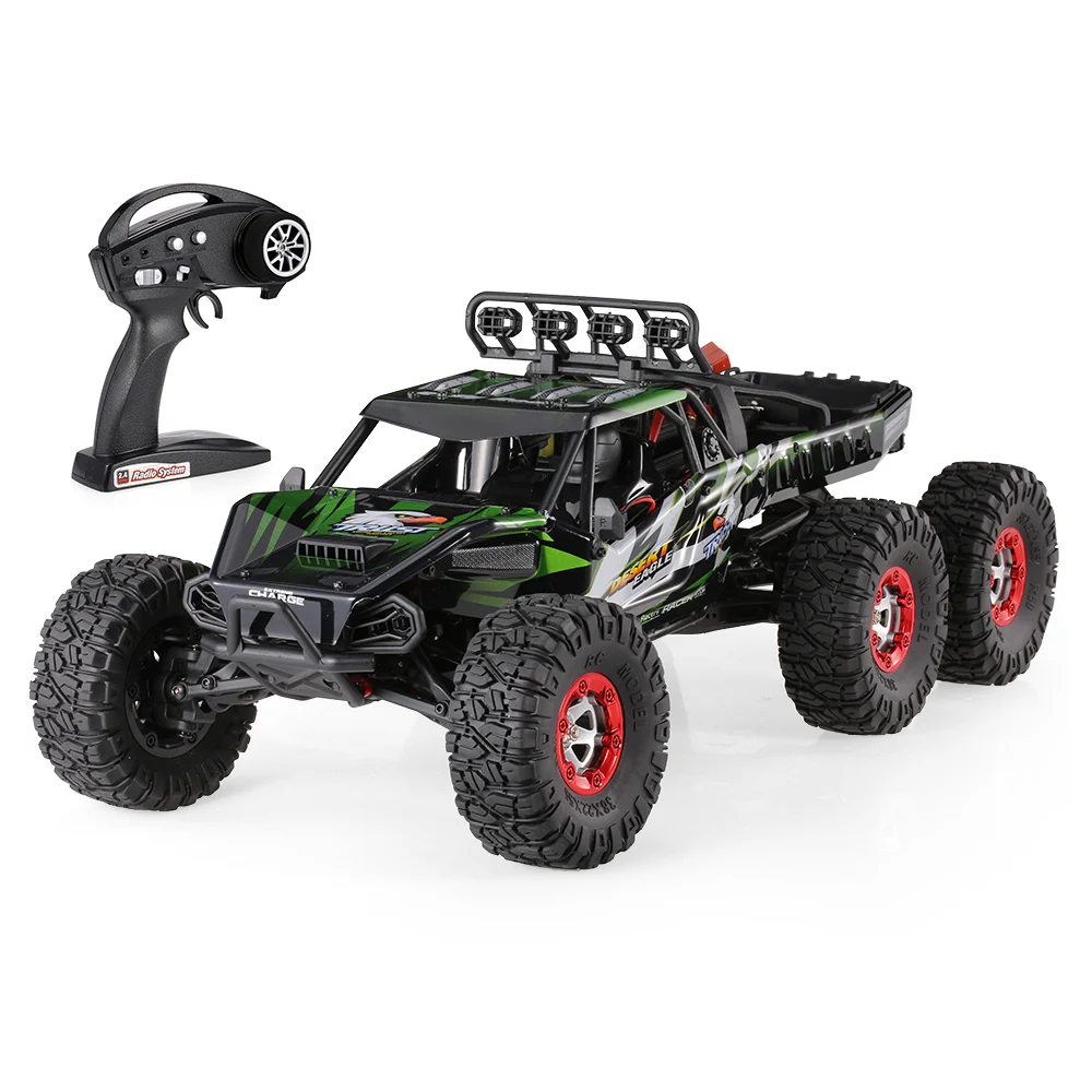 

FY-06 Desert-6 RC Car 1/12 6WD 2.4G 60KM/h High Speed Remote Control Brushless Desert Rock Crawler Car SUV Vehicle RC Car Model