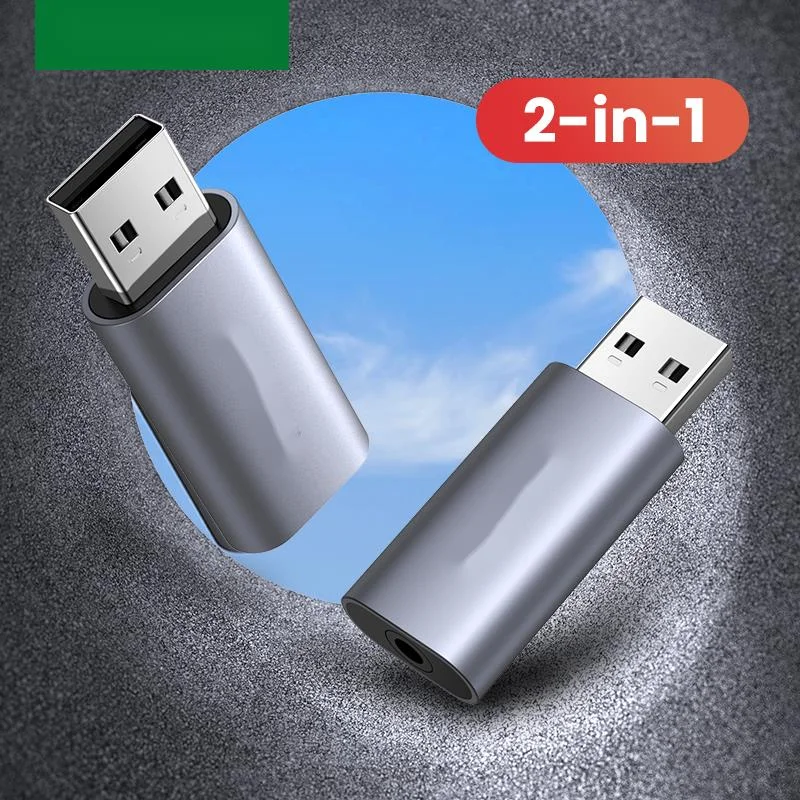 Звуковая карта Usb 3 5 мм внешняя звуковая для наушников динамиков ноутбука Nintendo