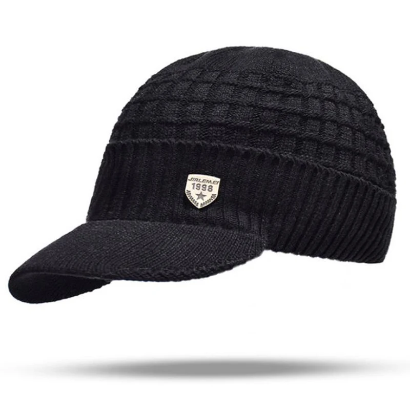 LA зимняя шапка Skullies Beanies, зимние шапки бини для мужчин и женщин, шерстяной шарф, шапки, Балаклава, маска, шапка, вязаная шапка - Цвет: as shown