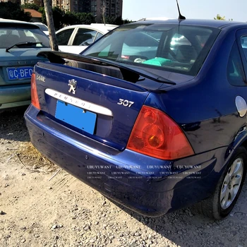

General Purpose Car Styling ABS Material and Surface Carbon Fiber Rear Spoiler for PEUGEOT 307 2007-2011 Universal Car Spoiler