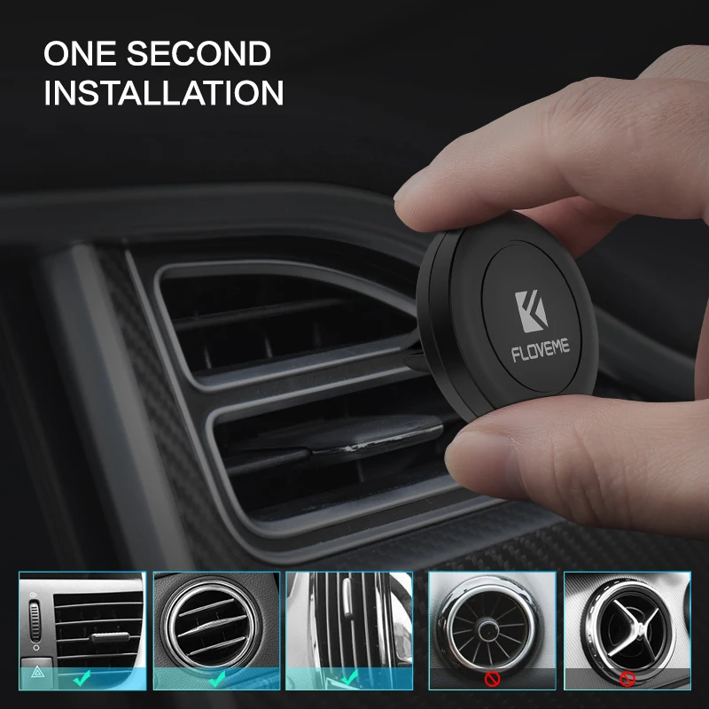 FLOVEME Magnetische Auto Telefon Halter Für iPhone 11 XR XS MAX Smartphone Magnet Auto Halter Air V