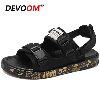

2020 Casual Sandals Men Slippers Beach Sandals Summer Fashion Slides Men Shoes Sandalias Hombre Black Sandalen Heren Big Size 46