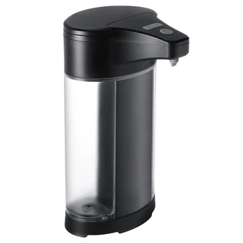 

HTHL-Automatic Alcohol Dispenser Touchless Spray Machine Sensor Press Soap Dispenser 400Ml Soap Dispenser for Home Black